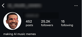 Instagram Profile Example